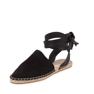 Loeffler Randall Heloise Leather Wrap Espadrilles